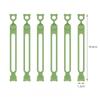 10Pcs Reusable Cable Management Organizer Silicone Cable Ties Multipurpose Elastic Cord Organizer for Fastening Cable Cords Wire