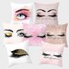 Cushion Cover Eyelash Fashion Decoration Pillow Case Pillow Case Polyester Funda Cojin Sofa Home Decoration