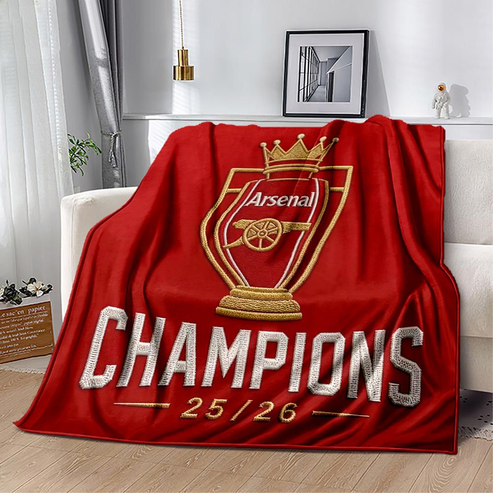 Arsenal Blanket Durable Comfort Perfect for Livingroom Bed Picnics Four Seasons Universal Digital Print Birthday Christmas Gift Blanket