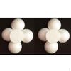 10x Half 2cm Modeling Polystyrene Foam Balls Solid for Wedding Household School Projects
