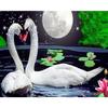DIY 5D Diamond Painting White Swan Animal Diamond Mosaic Cross Stitch Kit Diamond Embroidery Wall Home Decoration Art