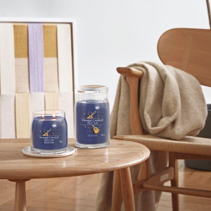 Bougie Parfumée - YANKEE CANDLE - Twilight Tunes - Cardamome, Aigue-marine, Notes Boisées - Cire De Soja