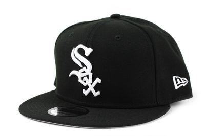 Кепка-snapback 9FIFTY MLB Chicago White Sox Черная с прямым козырьком Бейсболка Импорт из Японии Оригинальная