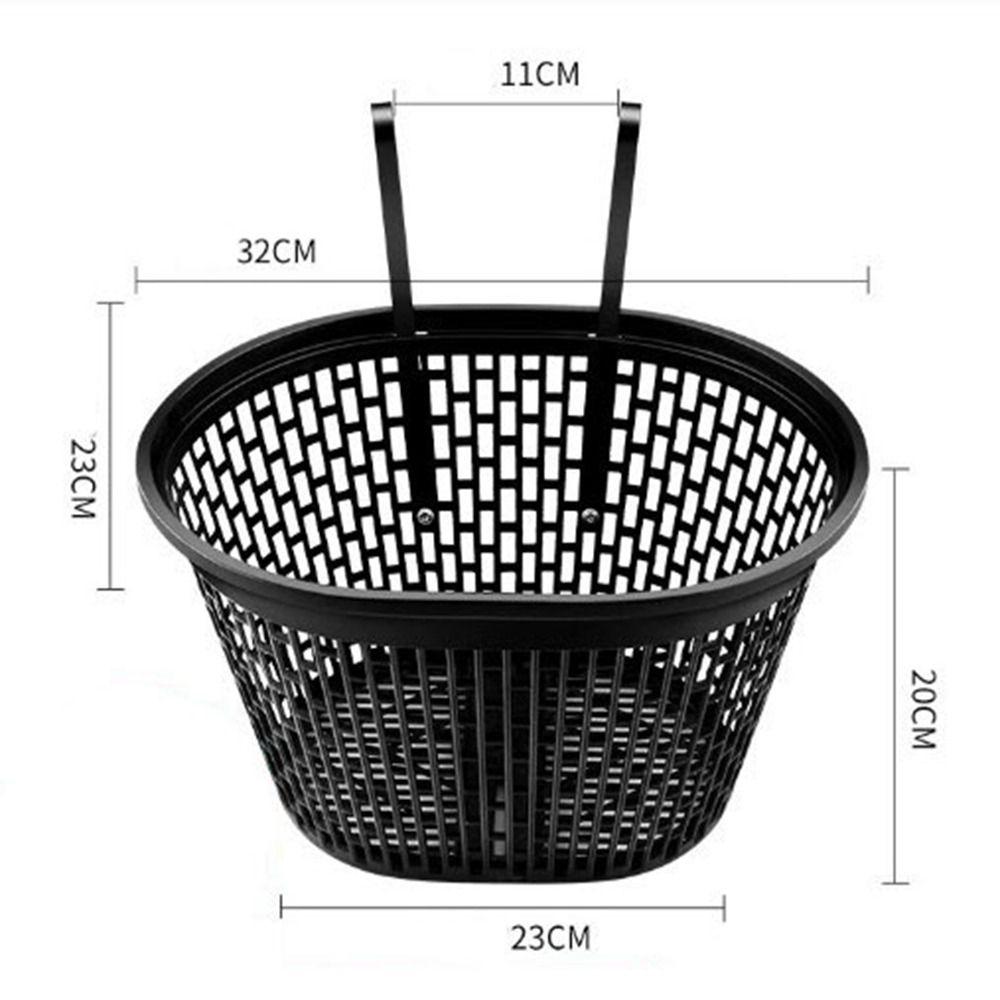 Multicolors Bicycle Storage Bag Plastic Student Front Basket  Rear Cycling Accessories