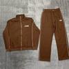 Corteiz Printed Stand Collar Zip-Up Tracksuit Mens Casual Fleece Sportwear Youth Streetwear