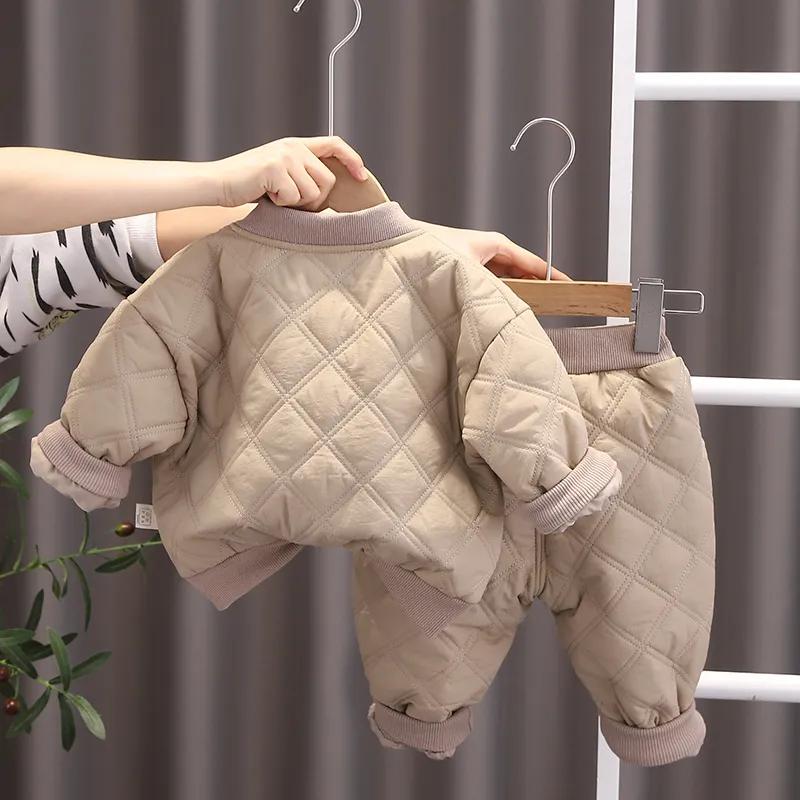 Детские Зимние Теплые Комплекты Одежды Детские Девочки Детские Мальчики Сноубордические Пальто + Брюки Пальто Комплект из Двух Предметов