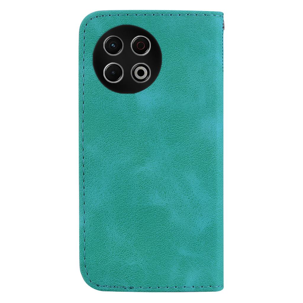 For TECNO Spark 30 Pro 4G Stand Case 7-Shaped Pattern Imprint Leather Phone Cover with Strap