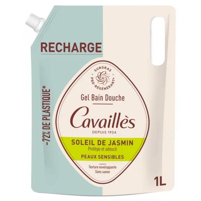 Cavaillès Gel Bain Douche Soleil de Jasmin Éco Recharge 1 Litre