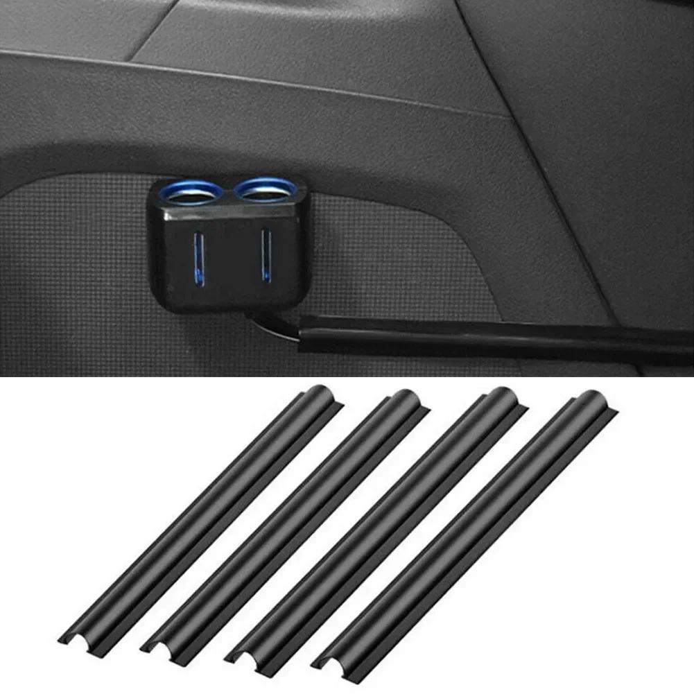 4/8 шт. Гладкий органайзер для автомобильных кабелей, универсальные рукава для аккуратного салона без повреждений, защита зарядных проводов, улучшение эстетики