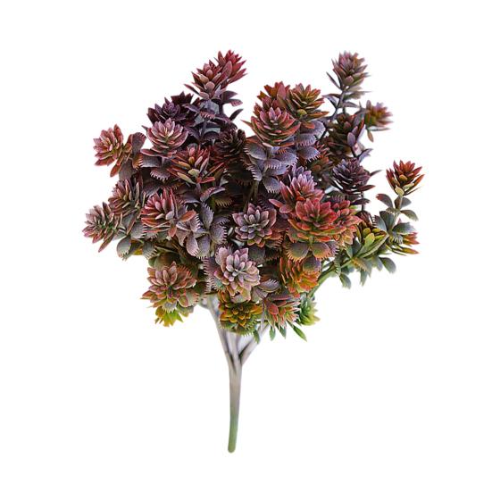 1шт искусственная трава 7 ветвей садовый декор DIY цветочная композиция поддельные растения