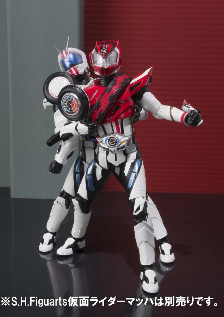 TAMASHII NATIONS Kamen Rider Drive Type Dead Heat 145mm Painted Movable Figure S.H.Figuarts Approx. ABS&PVC