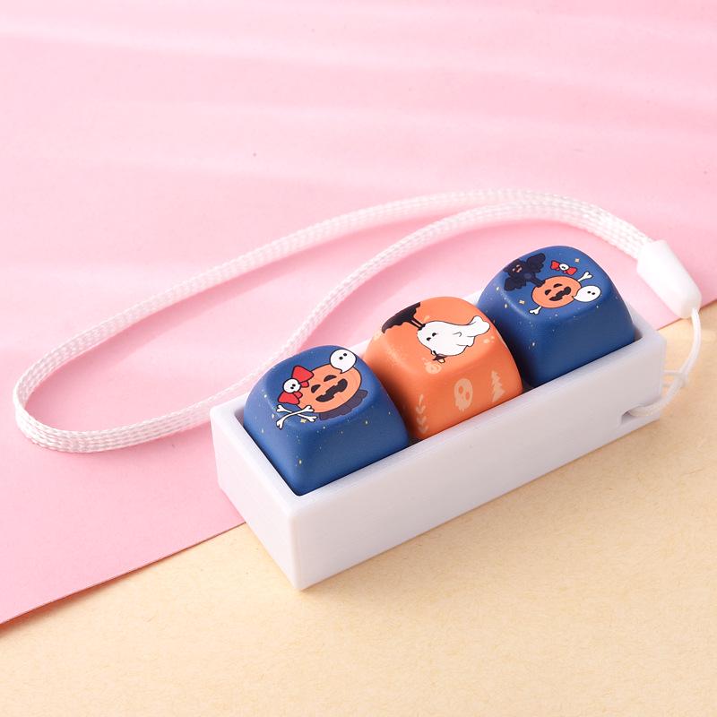 Креативные пятигранные сублимационные кейкапы для Хэллоуина - DIY PBT аксессуары для механической клавиатуры