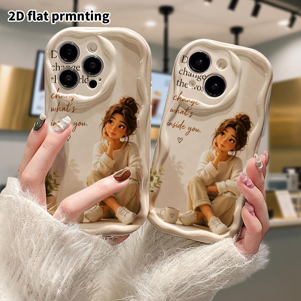 Phone Case: 2D flat design, suitable for iPhone 18, 17, 16, 15, 14, 13, 12 Pro protective cases, phone decoration, warm and comforting, Halloween and