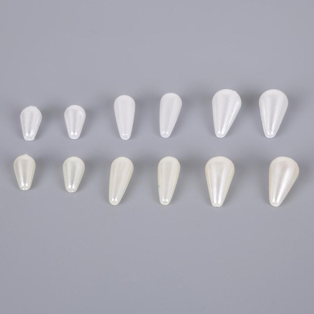 50-100 шт. ABS искусственный жемчуг акриловые рисовые бусины с двумя отверстиями для изготовления модных ювелирных изделий DIY ожерелье браслет