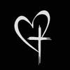 1PC Love Heart Cross Car Stickers DIY Waterproof Vinyl Decals for Auto Rear Window Body Bumper Trunk Funny Vehicle Decoration