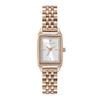 Authorized Dealer Olivia Burton Watch Ob24000014 Townhouse 21mm Rectangle White Carnation Gold Bracelet [OLIVIA BURTON] Women's &