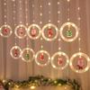 Christmas Curtain Lights Bright USB Powered Novelty String Light for Indoor Decor Wedding Doors