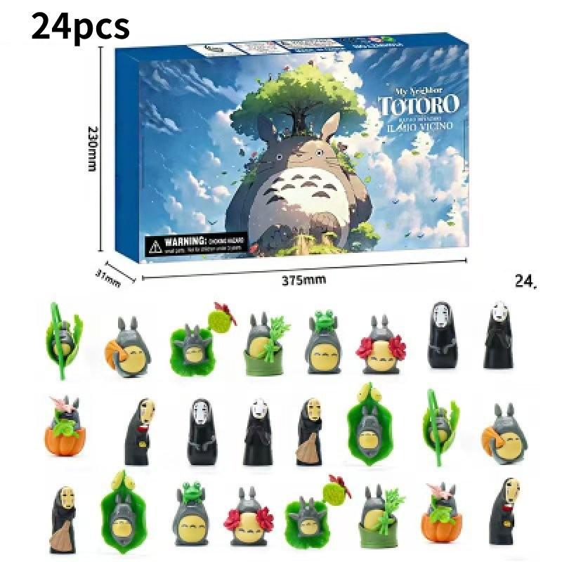 Очаровательная коллекция фигурок Тоторо, включающая 24 набора-сюрприза с уникальными дизайнами