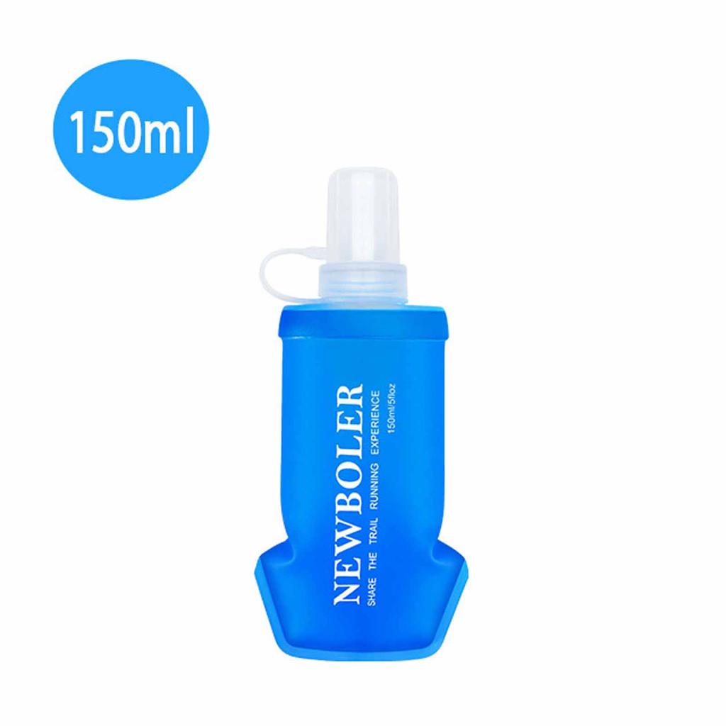 Gradient Sports Soft Water Bottle, Foldable Portable Soft Flask for , Running, Cycling & Outdoor Fitness, Lightweight Hydration Bottle
