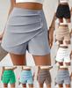 2023 Summer Waist-Cinching Versatile Ruched Slimming Skort for Sports & Outdoors
