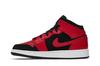Детские кроссовки Nike Jordan 1 Mid Reverse Bred (GS) Черный/белый-спортивный красный