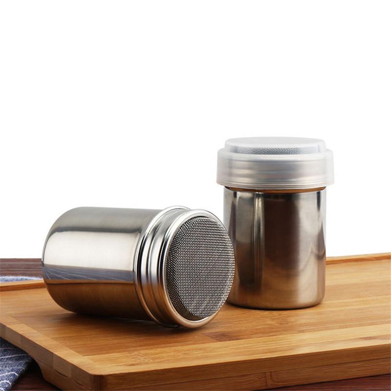 Stainless Steel Chocolate Shaker Icing Sugar Powder Cocoa Flour Coffee Sifter