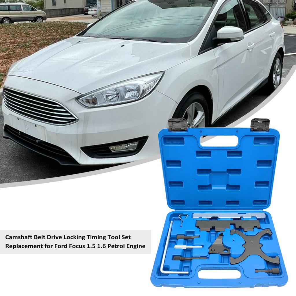 Замена комплекта инструментов для блокировки ремня привода распределительного вала для бензинового двигателя Ford Focus 1,5 1,6