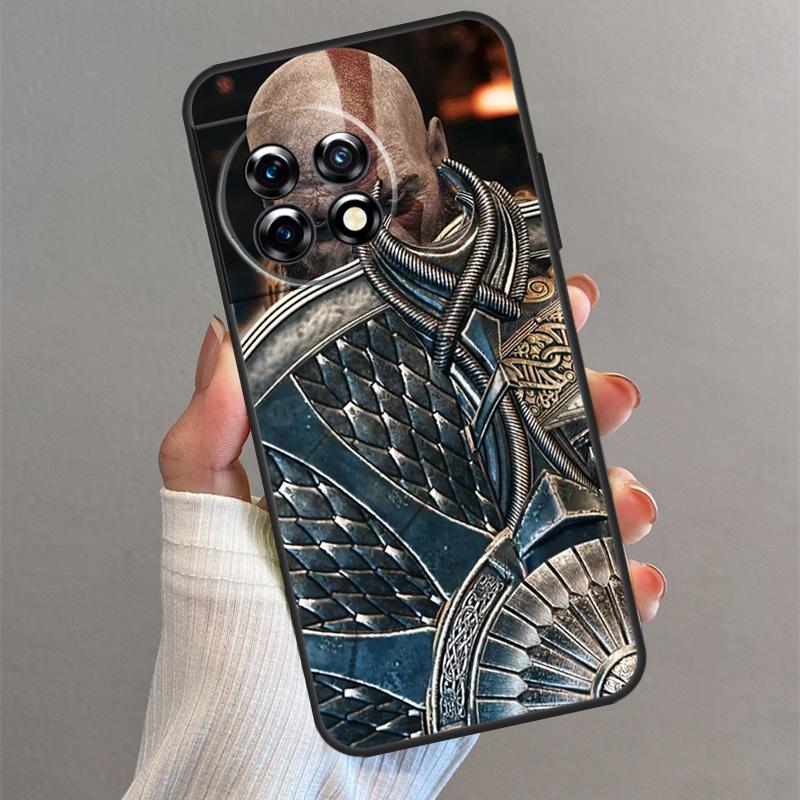 Чехол God Of War для OnePlus 13 13R 13T 12 12R 11 10 Pro 10T 8T Nord 5 CE 4 2 3 Lite N20 N30 Задняя крышка