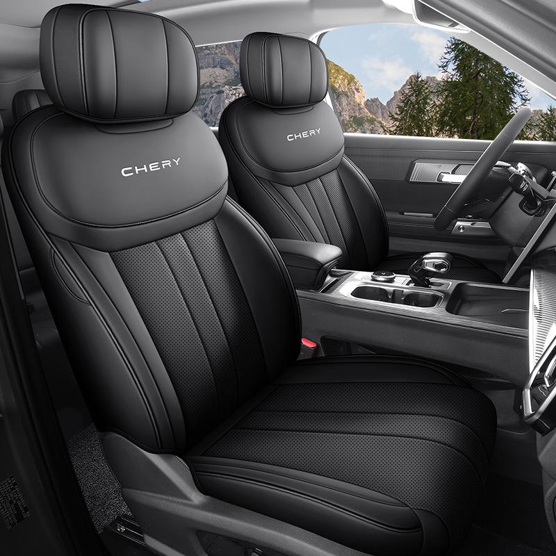 New Model Universal Full Leather Car Seat Cushion for Fengyun T6, Five-Seat, All-Season