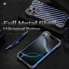 R-JUST RJ-50 For iPhone 16 Pro Aluminum Alloy Armor Case Hollow Shockproof Back Cover