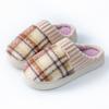 Cotton Slippers for Women, Autumn and Winter Couple's Thick-soled Indoor Household Warm Anti-slip Fluffy Cotton Shoes for Men