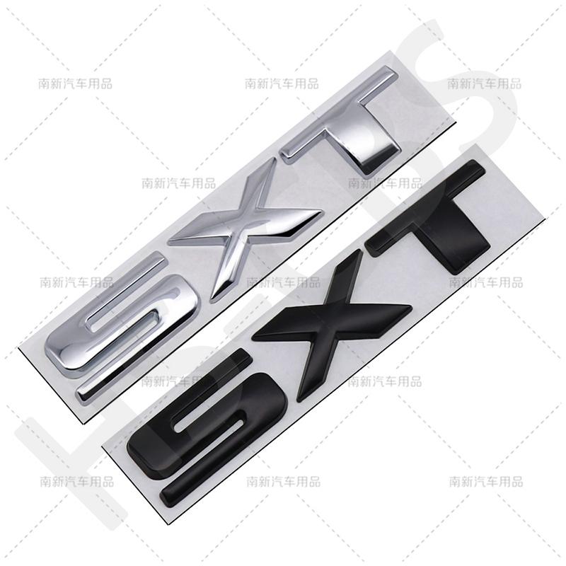bxfzp9 SXT Logo Car Stickers 3D Abs Rear Trunk Badge SXT Emblem Decal Auto Body Decorative Stickers Accessories