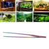 27cm Aquarium Tweezers Stainless Steel Fish Tank Long Tweezers Planted Tongs Feeding Tools27cm Straight Tweezers
