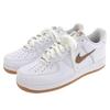 NIKE Men's Air Force 1 Low Color of the Month Bronze Jewel Shoes, White and Brown, 10.6" (FN5924-103) shoes 9(US) White / brownUsed