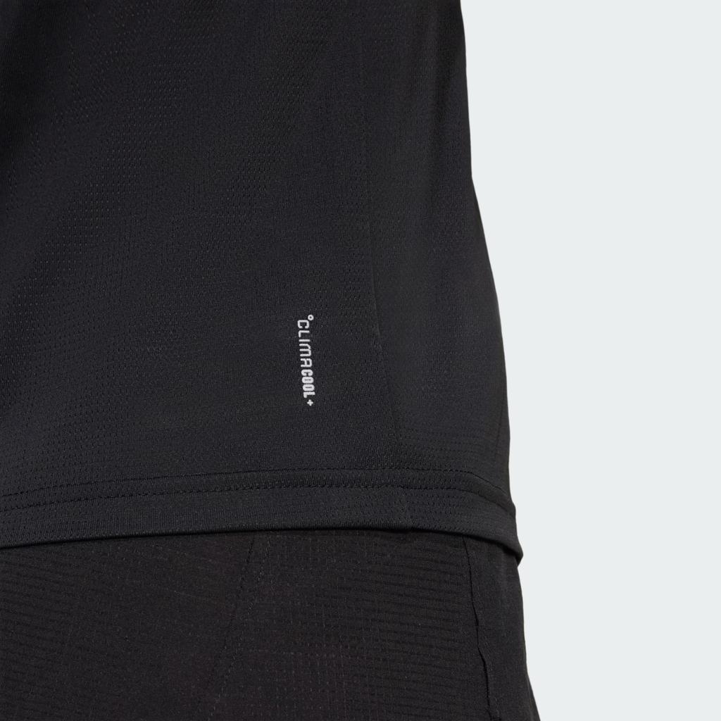 adidas Hiit Airchill Дышащая Приталенная Футболка с Круглым Вырезом и Коротким Рукавом Женские Футболки Черный JX7429