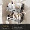 DANLE Drill-Free Space Aluminum Bathroom Wall Shelf