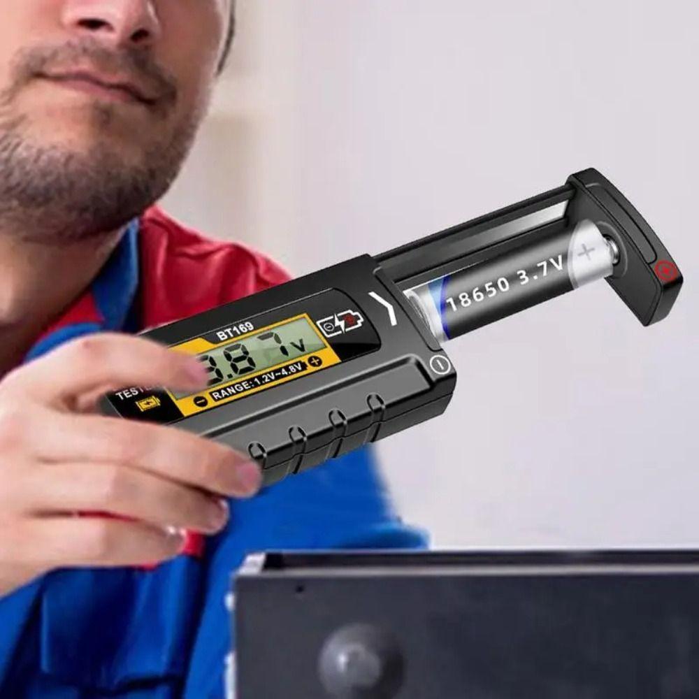 Durable Battery Detector Digital Display Volt Test Checker Battery Analyzer Power Diagnostic Tool