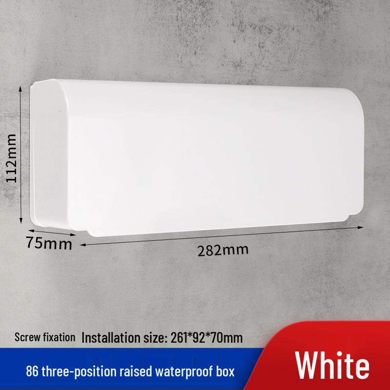 Outdoor Recessed Weatherproof Socket Cover with Screw Installation