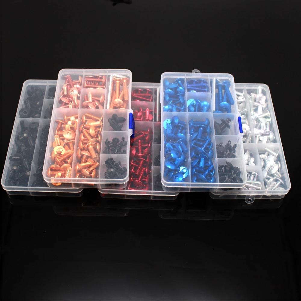 Комплект болтов обтекателя, полные комплекты винтов для SUZUKI GSXR750 SRAD 96-00 GSXR 750 GSX R750 750 GSX-R750 96 97 98 99 00, гайки, винты