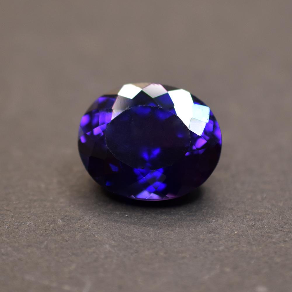 Natural Purple Sapphire Loose Gemstone -Blue Oval 13.15 ct Heated September Birthday Birthstone