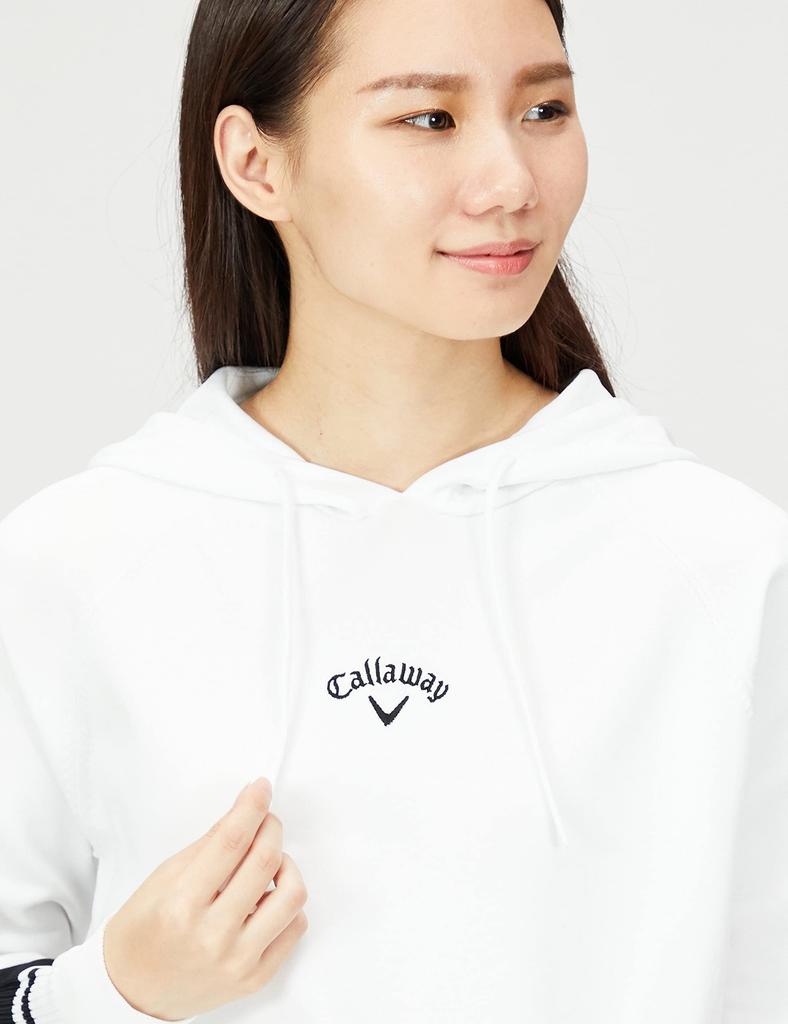 Callaway Knit Hoodie with Hood Stopper Golf C22218202 S Women's / / 1030_White