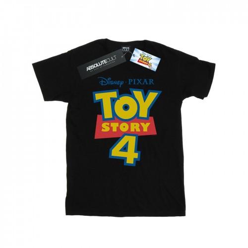 Disney Womens/Ladies Toy Story 4 Logo Cotton Boyfriend T-Shirt