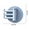 Не оставляющий следов поворотный крючок Кухонный крючок для полотенец для ванной 3 ветви Домашний однотонный крючок Самоклеящийся крючок без гвоздей