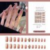 Многоразовый набор для дизайна ногтей Blush: 24 съемные наклейки для ногтей