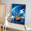 Disney Алмазная живопись WALL-E 5D DIY Вышивка стразами и бриллиантами Вышивка крестом Декор для дома и свадьбы