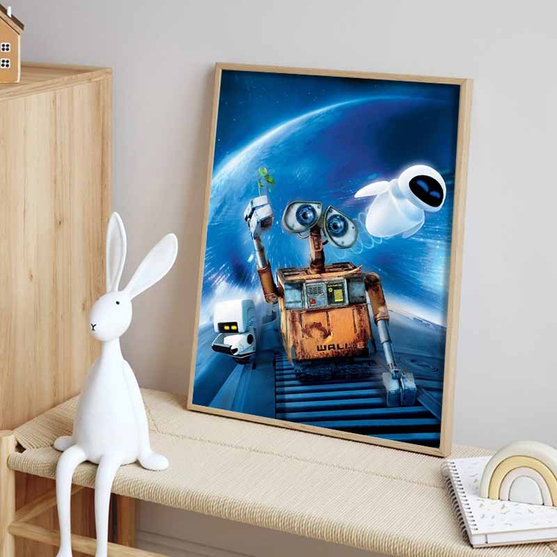 Disney Алмазная живопись WALL-E 5D DIY Вышивка стразами и бриллиантами Вышивка крестом Декор для дома и свадьбы