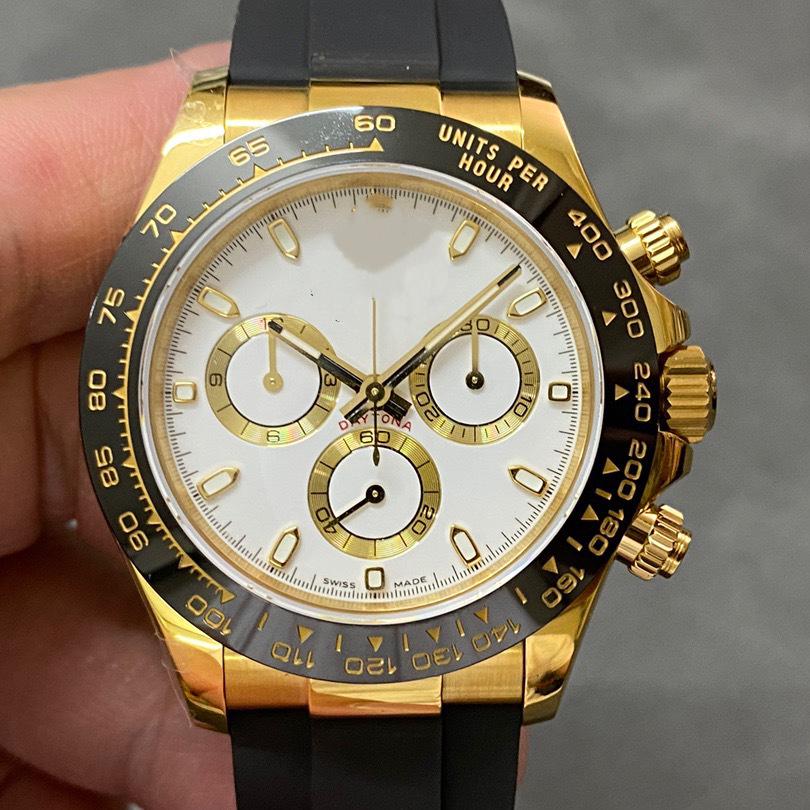 Мужские механические часы Laojia Lishi Daytona Gold Universe с хронографом, механизм 4130