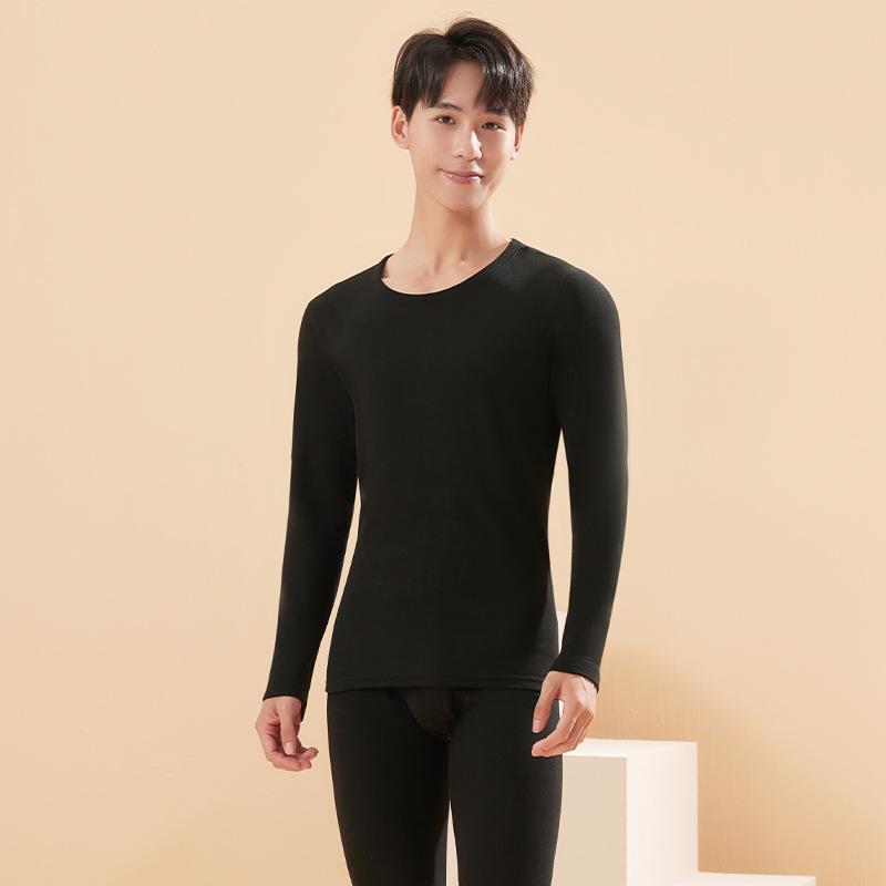 Женский термобелье из кашемира и шелка - круглый вырез, шлифованный бархат, коллекция осень/зима.