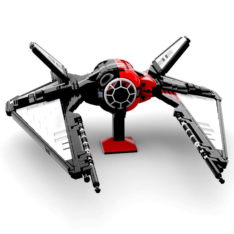 MOC Звездные Войны Космический Корабль Имперский TIE Stingray SR X2 и TIE Harpoon Звездные Истребители Наборы Строительные Блоки Детские Игрушки Рождественский Подарок