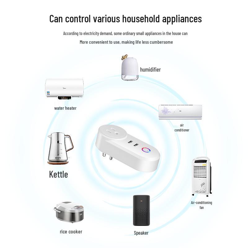 Умная WiFi розетка: USB, Совместимость с US/UK/EU/BR/IL/IT